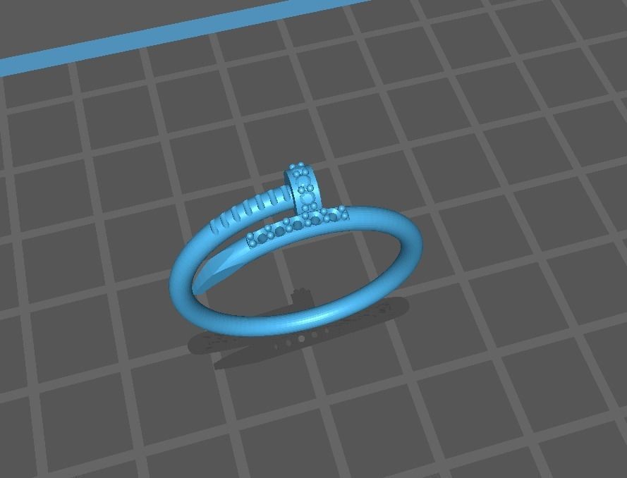 Anel Prego A1052 3D print model_3