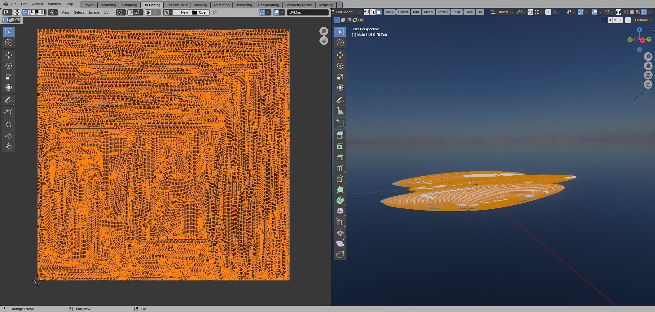 Sci Fi Aircraft jet 3D model_23