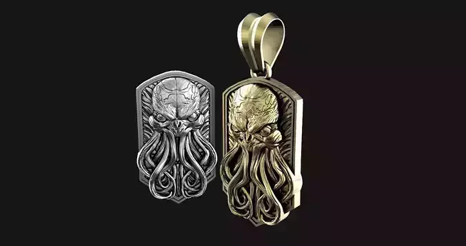 Cthulhu pendant  3D print model