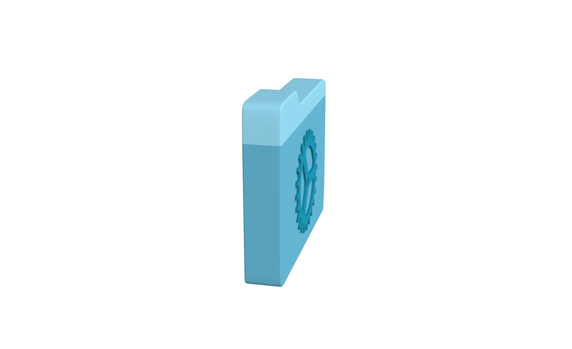 Icon Folder Setting 3D Model  Low-poly 3D model_19