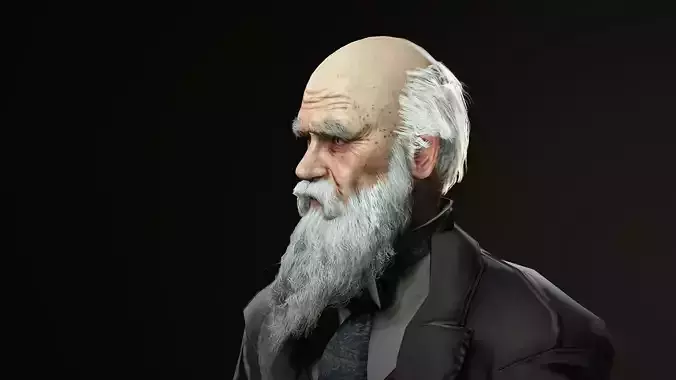  Darwin High quality character full Rigged and Animated 3D model