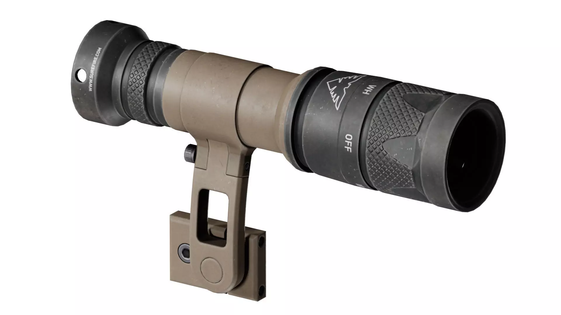 TNVC SUREFIRE HELMET MOUNTED LIGHT Low-poly 3D model