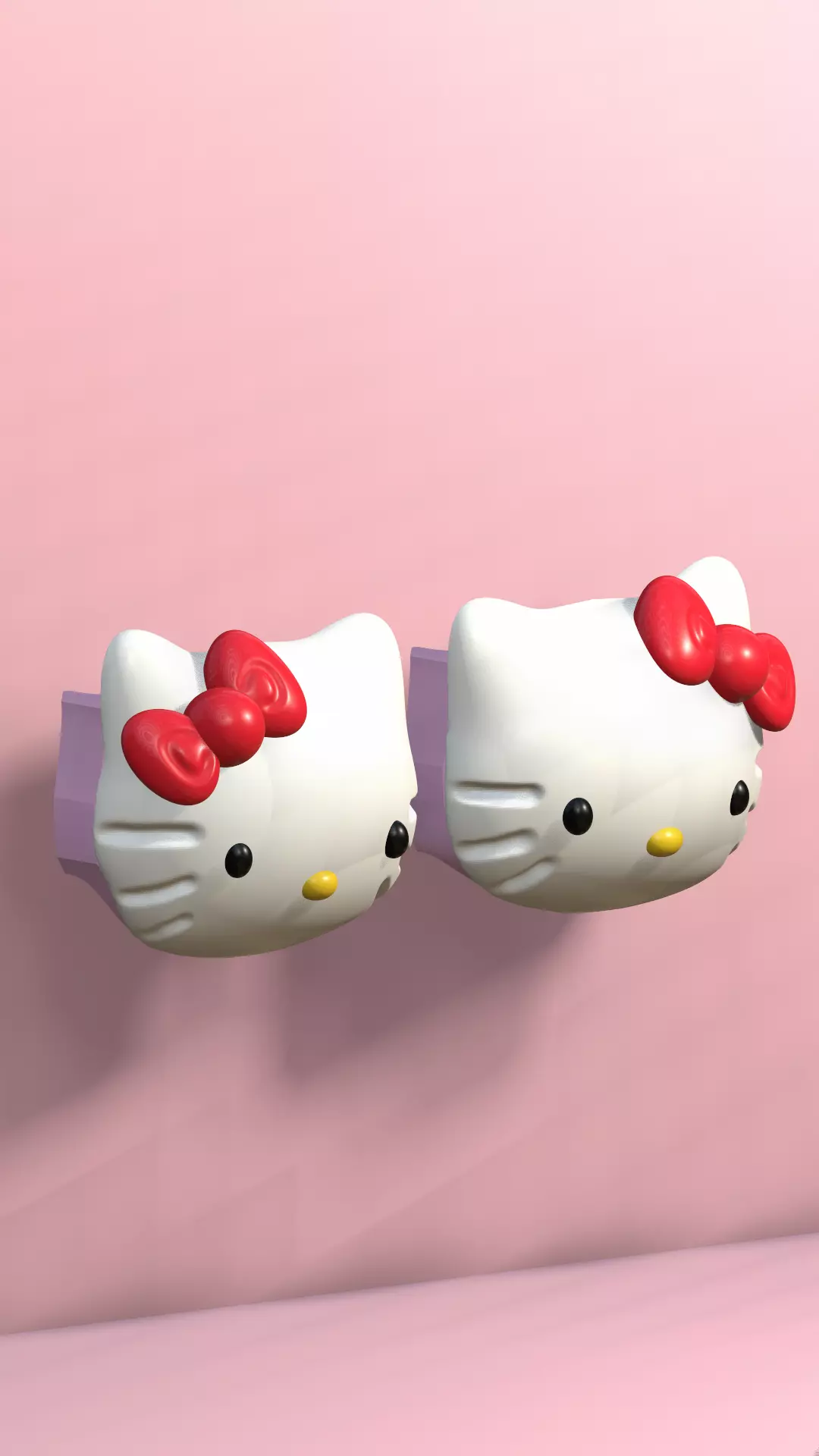  HELLO KITTY airpod attachment max 3D print model_0