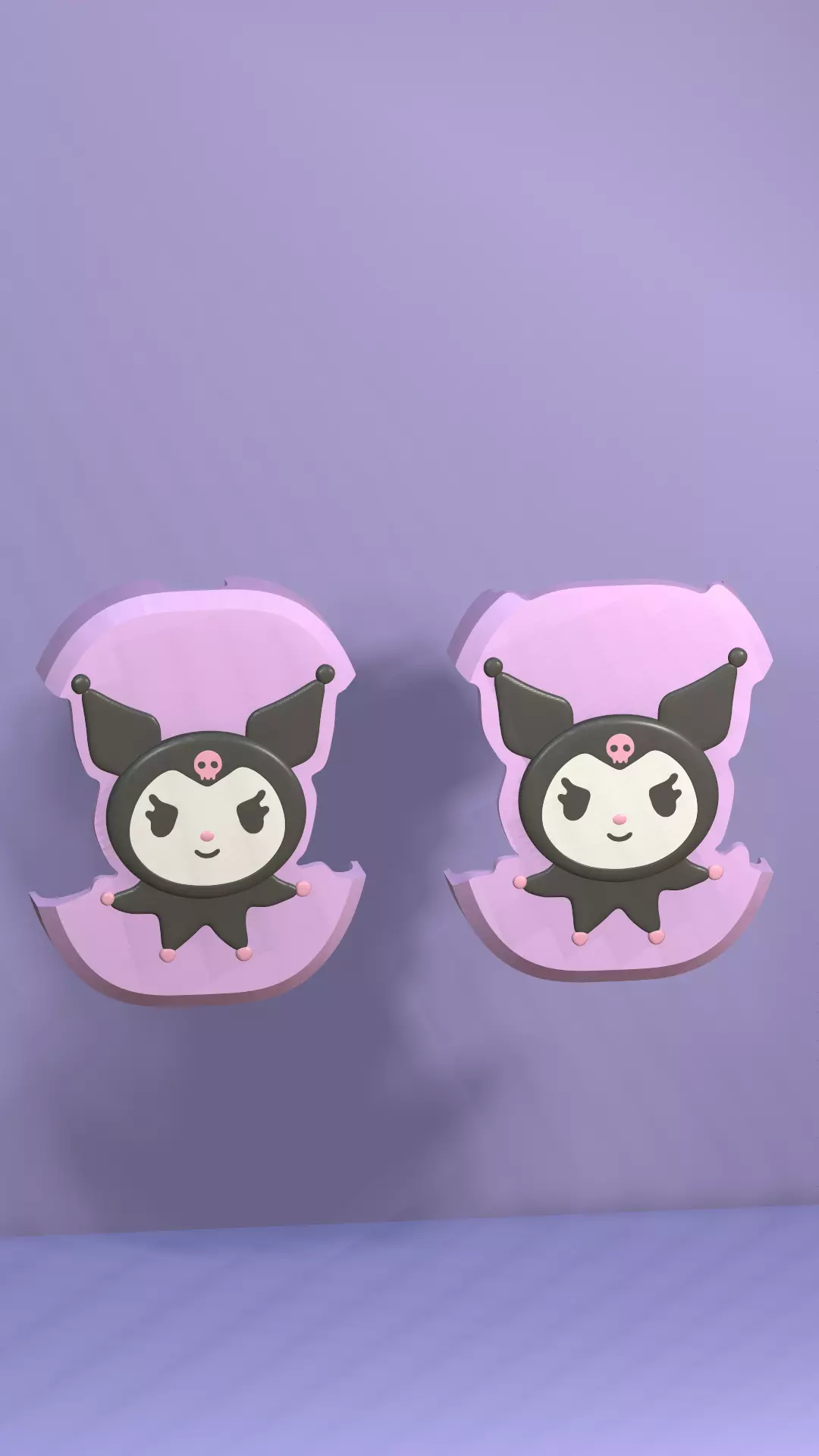 KUROMI airpod attachment max 3D print model