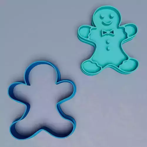  Gingerbread Man Cookie Cutter