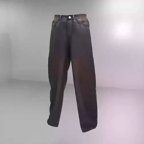 Baggy Jean with wash 3D model