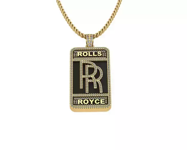 Rolls Royc Diamond Hip Hop Pendants 3D print model