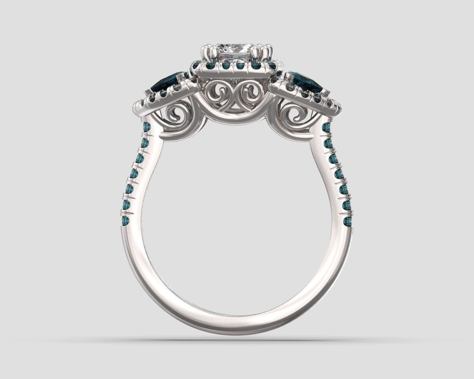 R 051 ring  3D print model_1