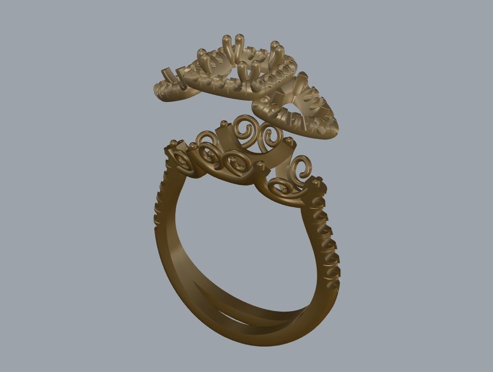 R 051 ring  3D print model_12