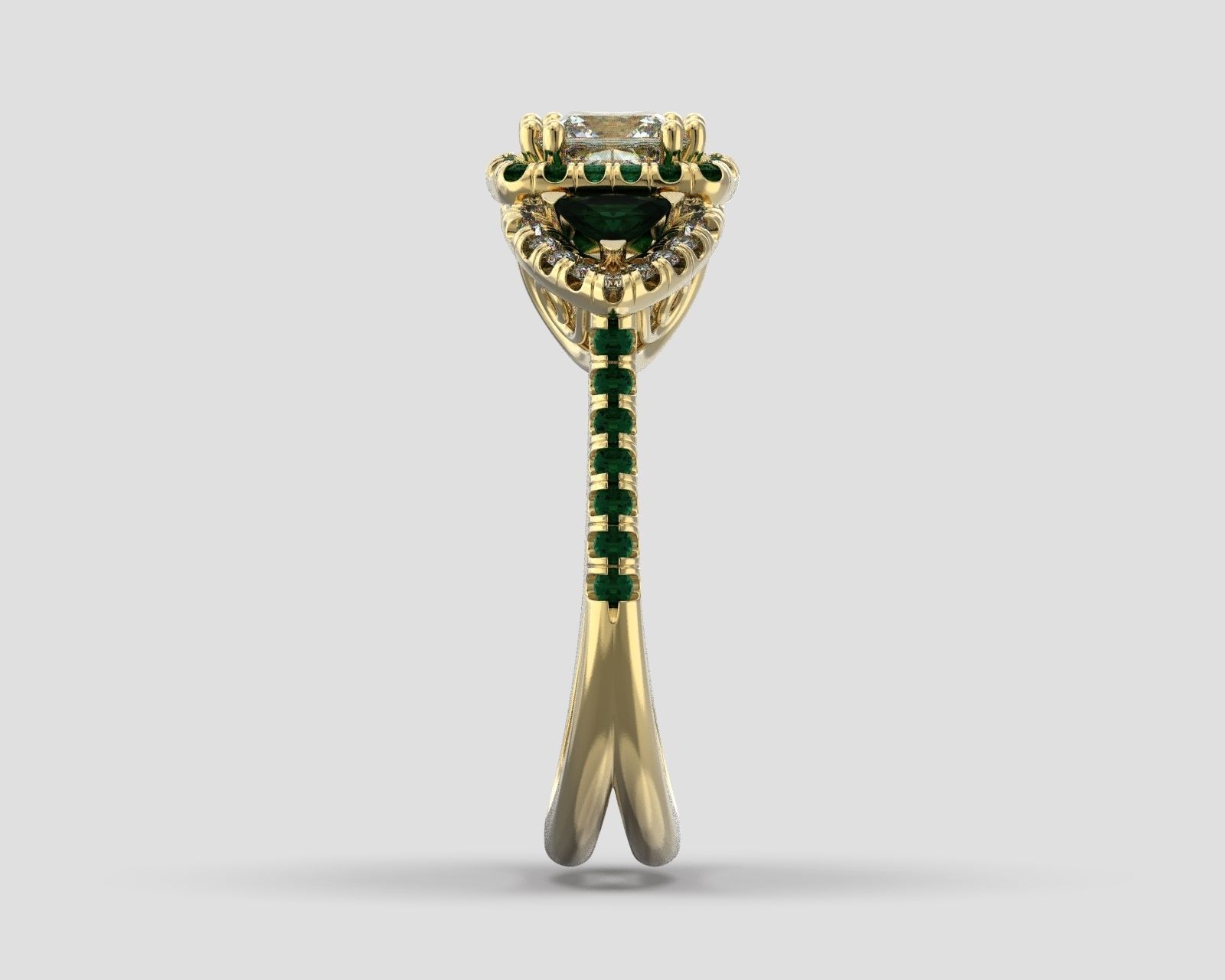 R 051 ring  3D print model_9