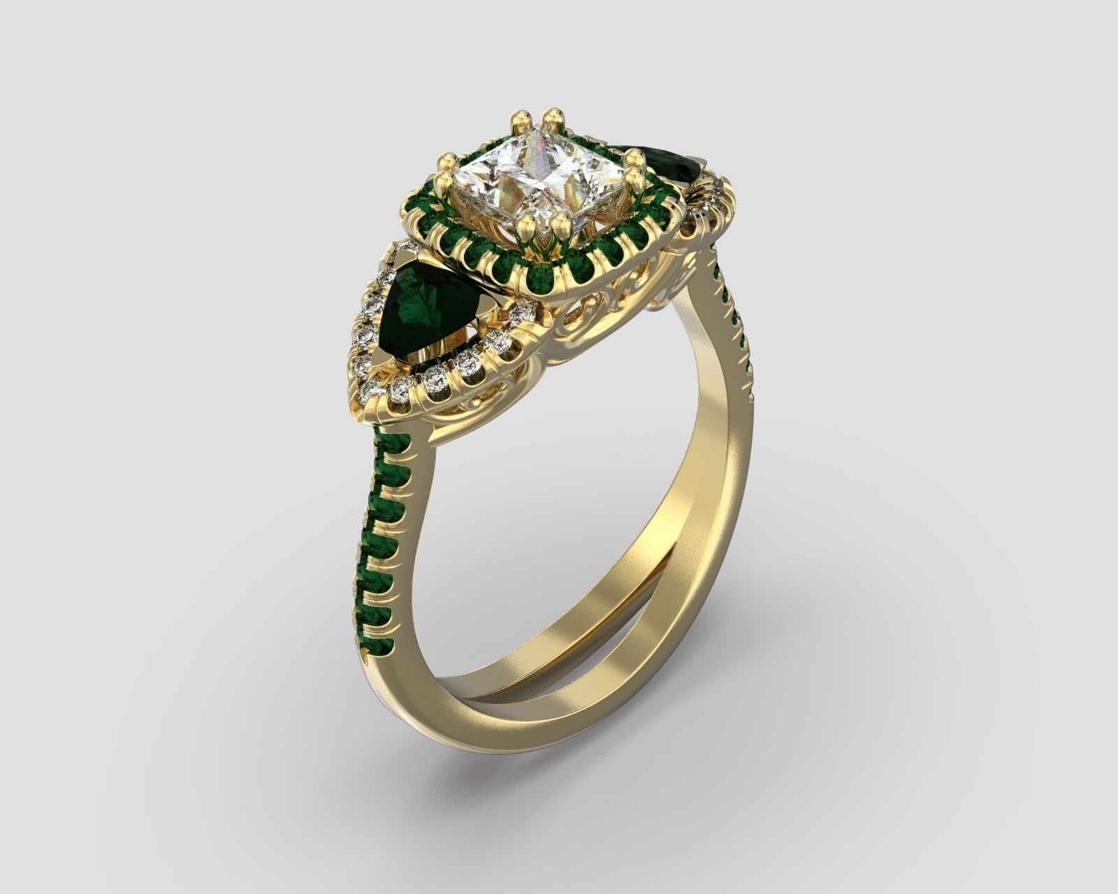R 051 ring  3D print model_6