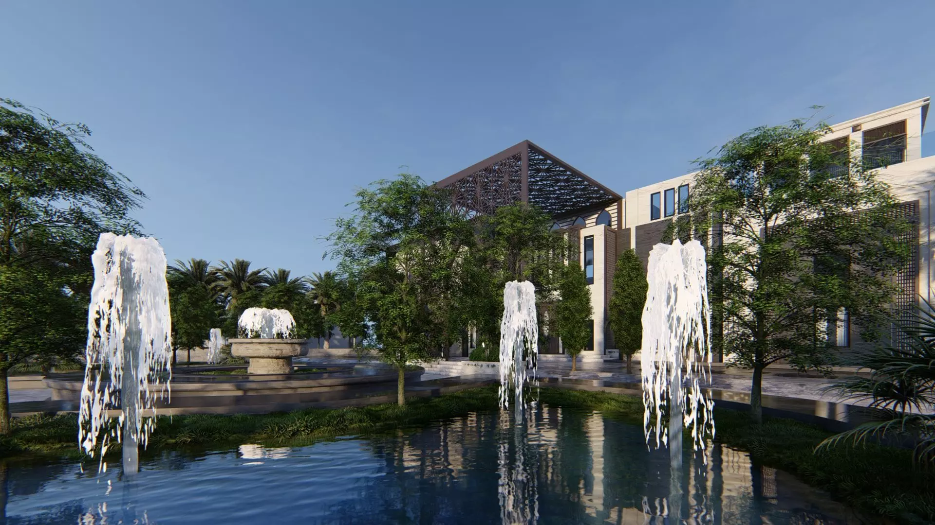 Solitaire Villa Exterior Design  3D model_14