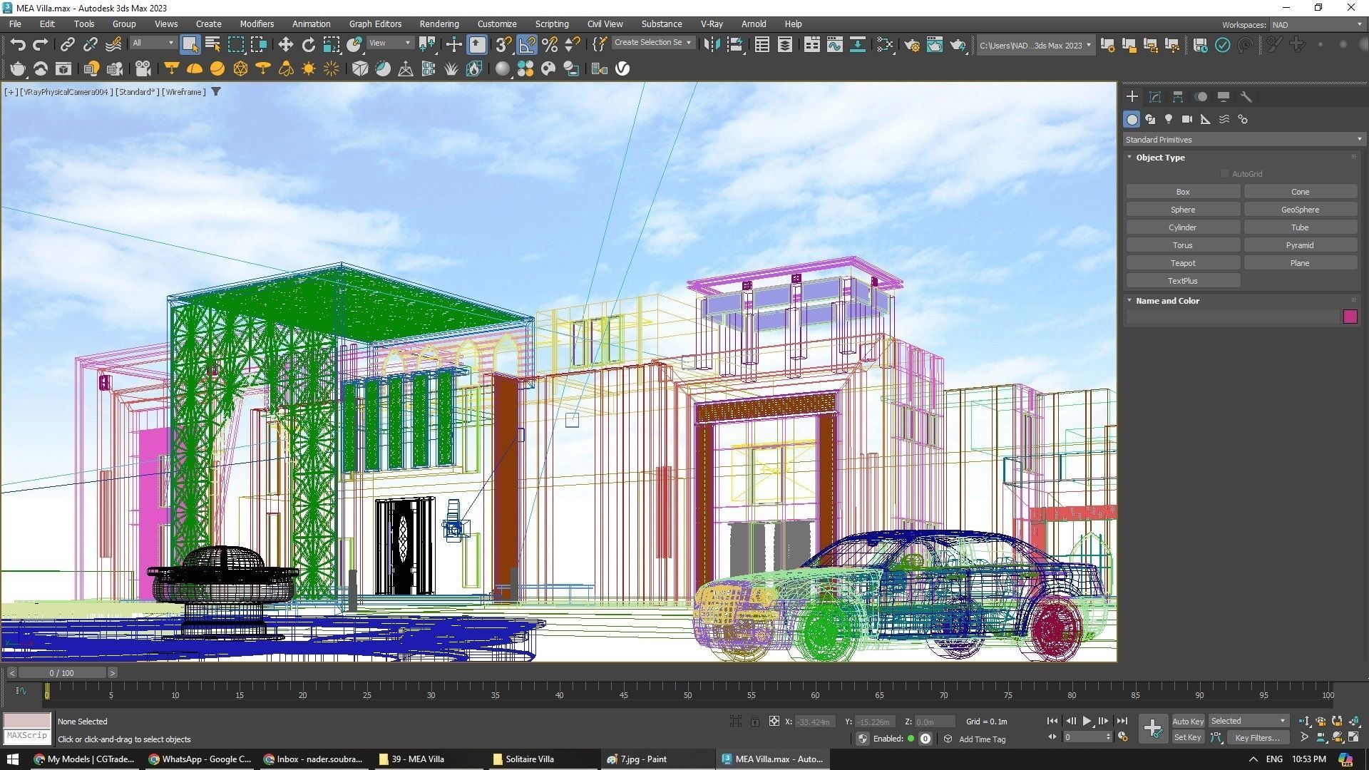 Solitaire Villa Exterior Design  3D model_8