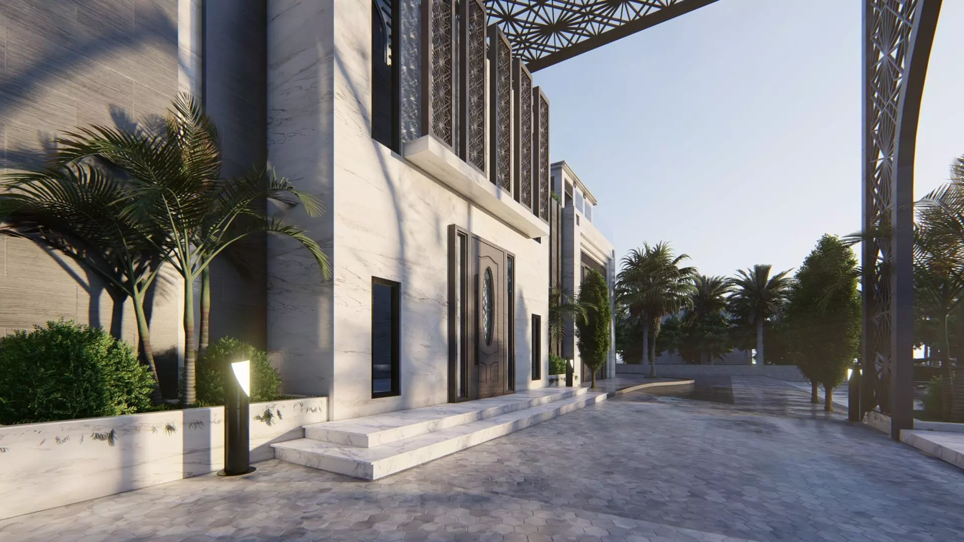Solitaire Villa Exterior Design  3D model_21