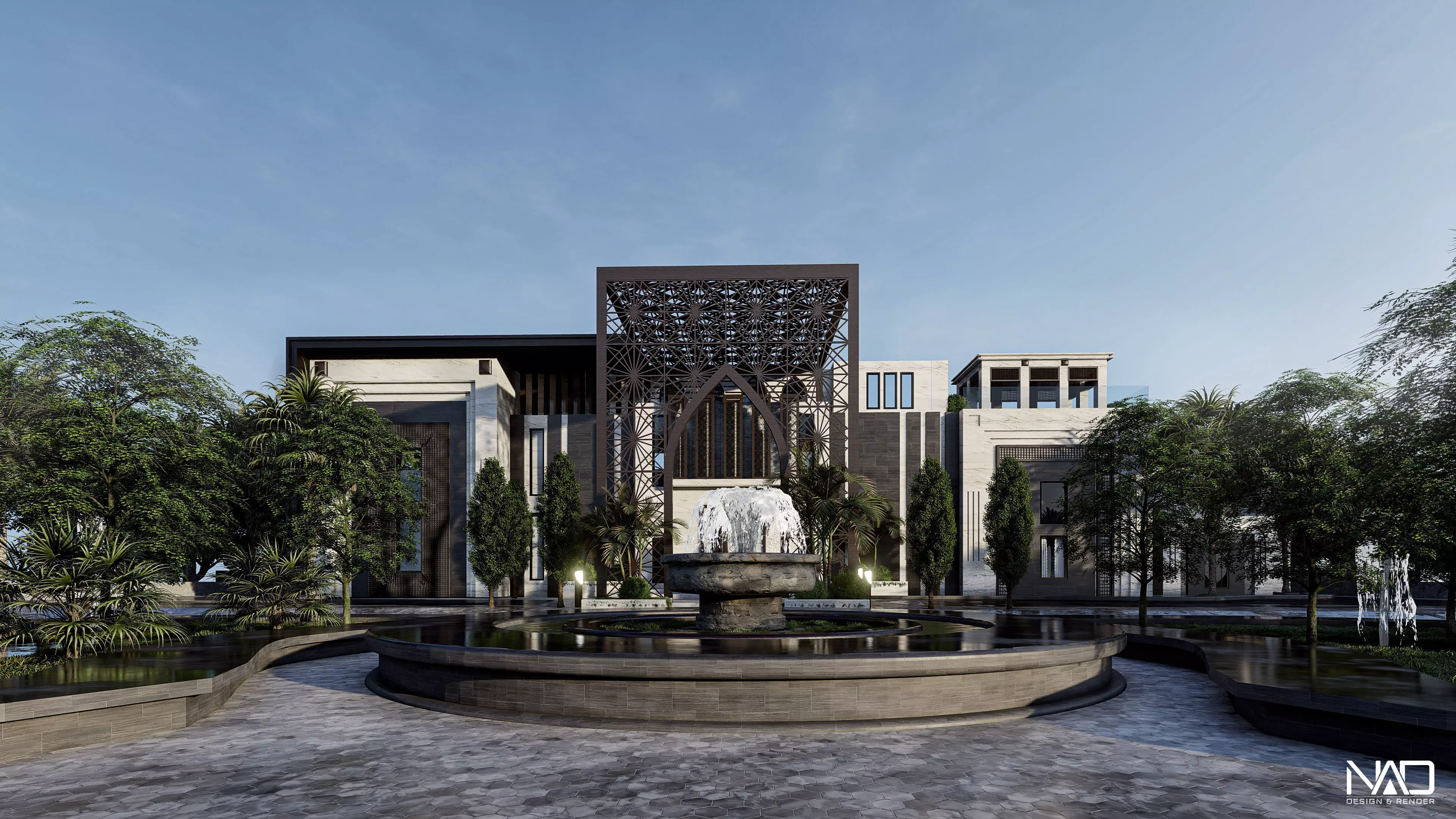 Solitaire Villa Exterior Design  3D model_0