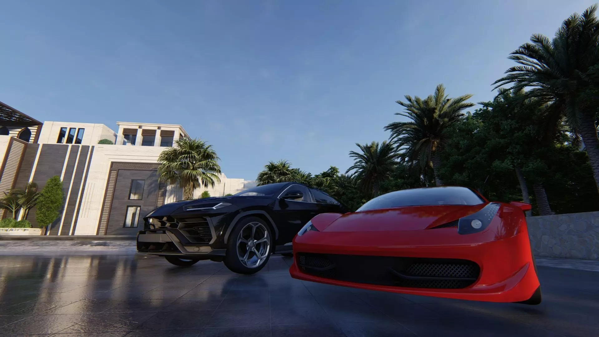 Solitaire Villa Exterior Design  3D model_13