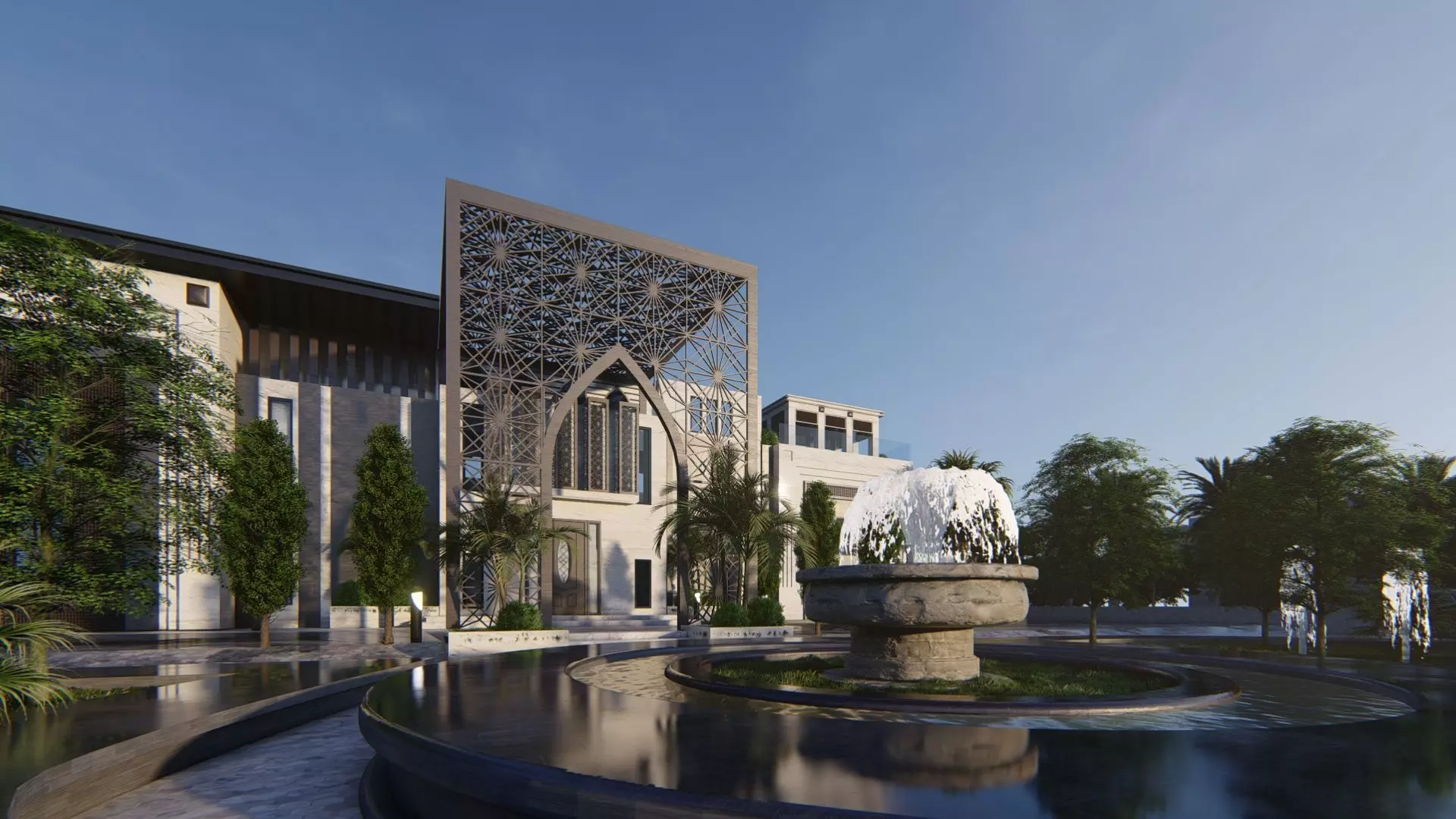 Solitaire Villa Exterior Design  3D model_15