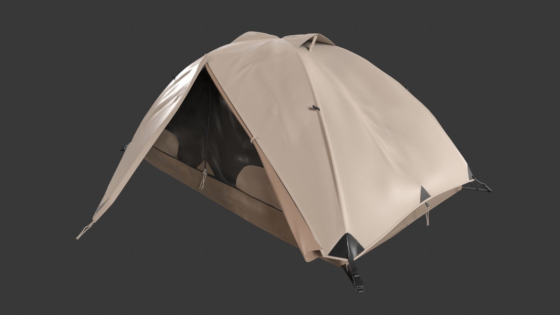 Camping Tent  3D model_2