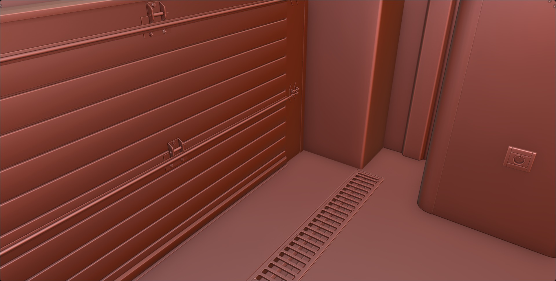 Pitlane Garage 3D Scene 3D model_20