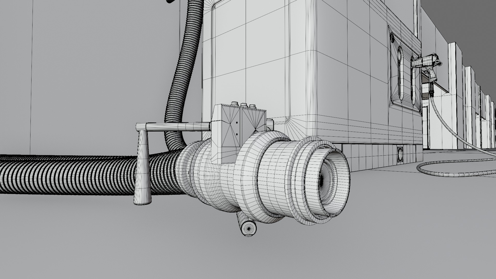 Pitlane Garage 3D Scene 3D model_51