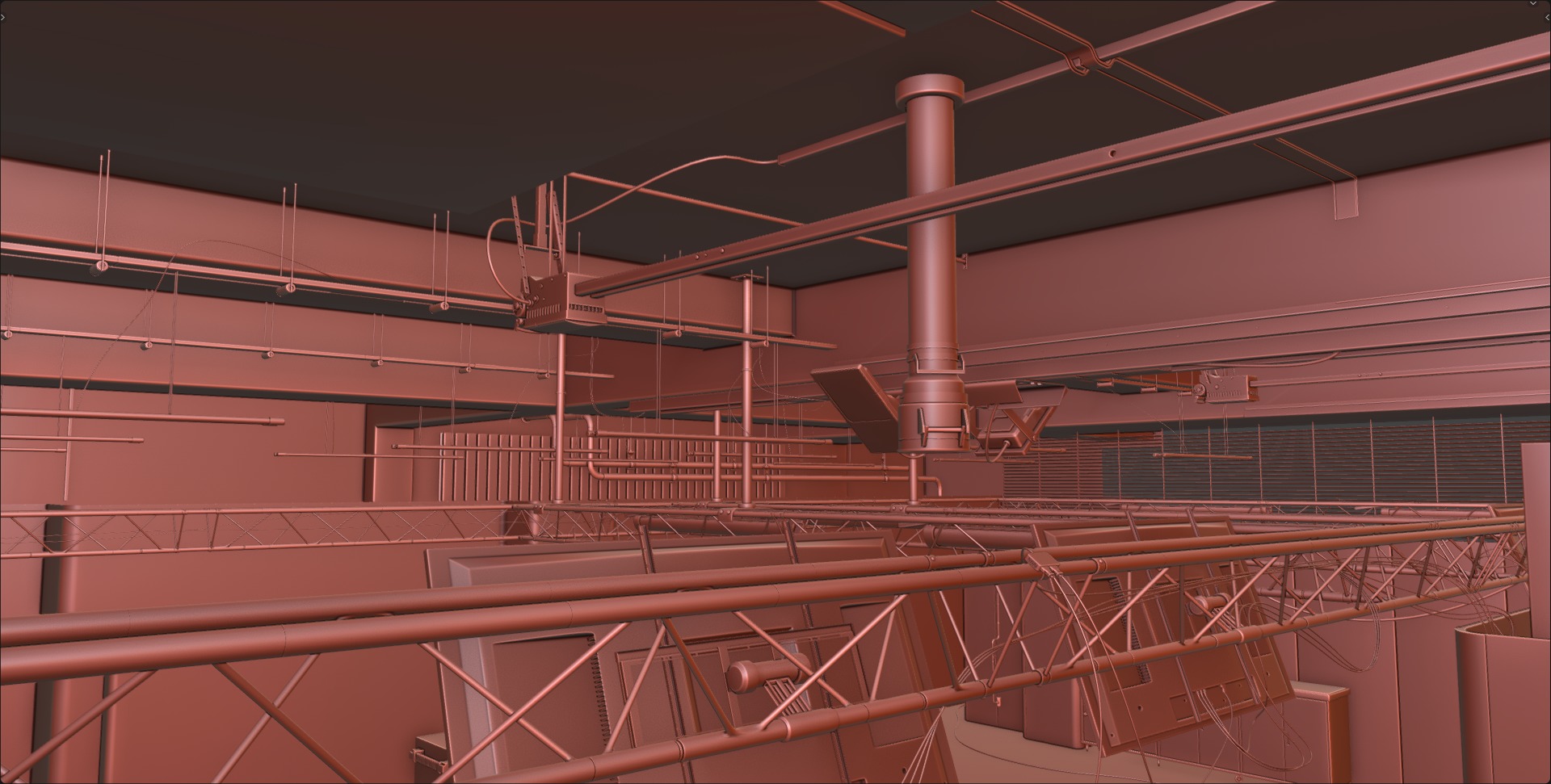 Pitlane Garage 3D Scene 3D model_23