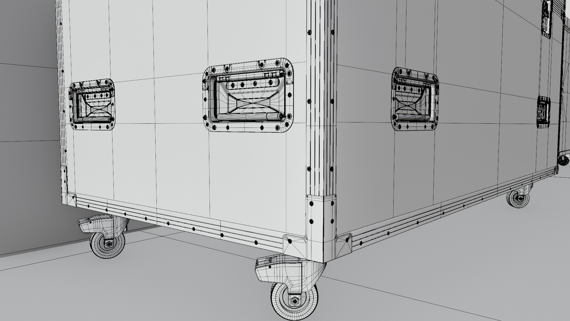 Pitlane Garage 3D Scene 3D model_35