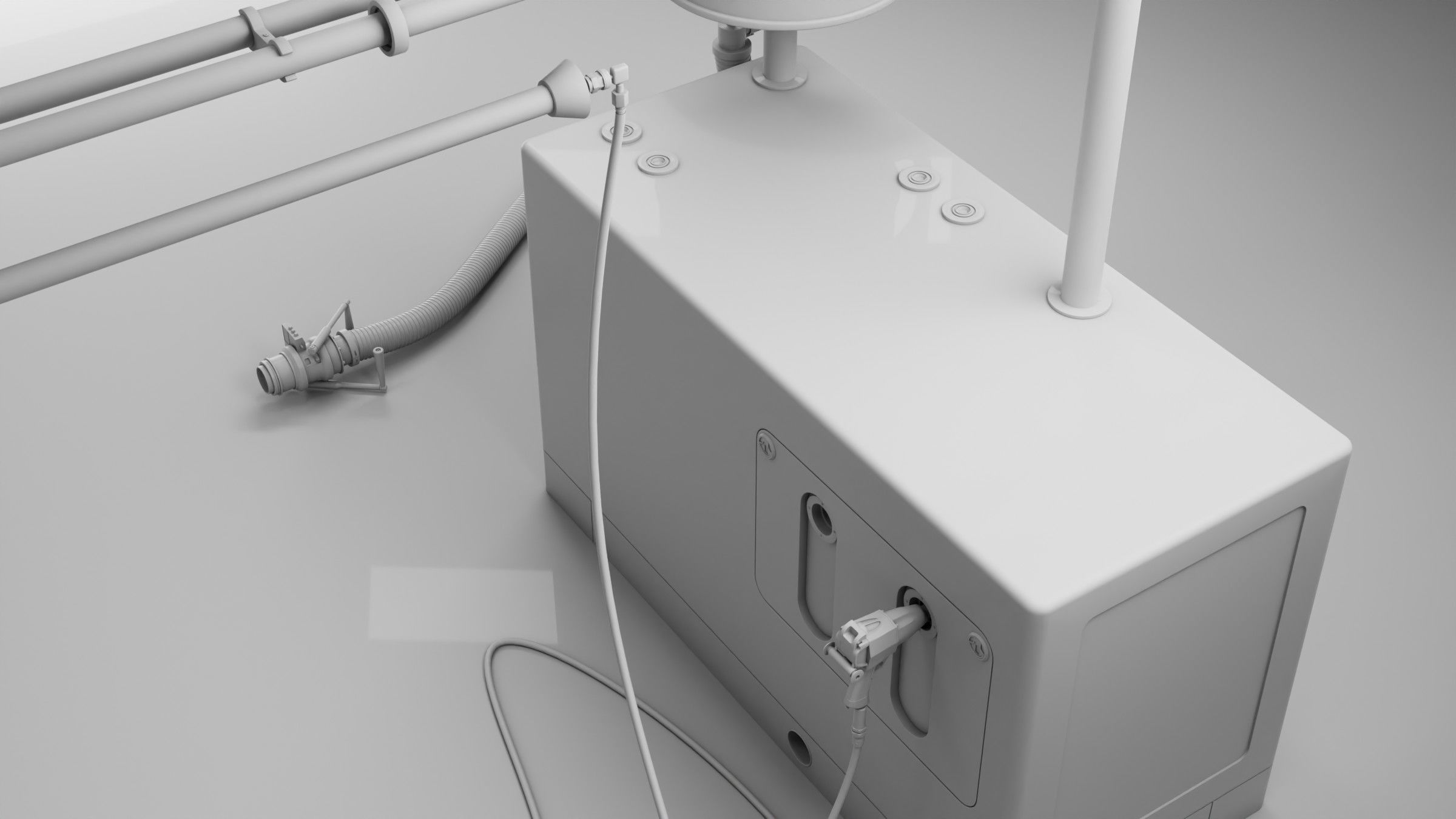 Pitlane Garage 3D Scene 3D model_12