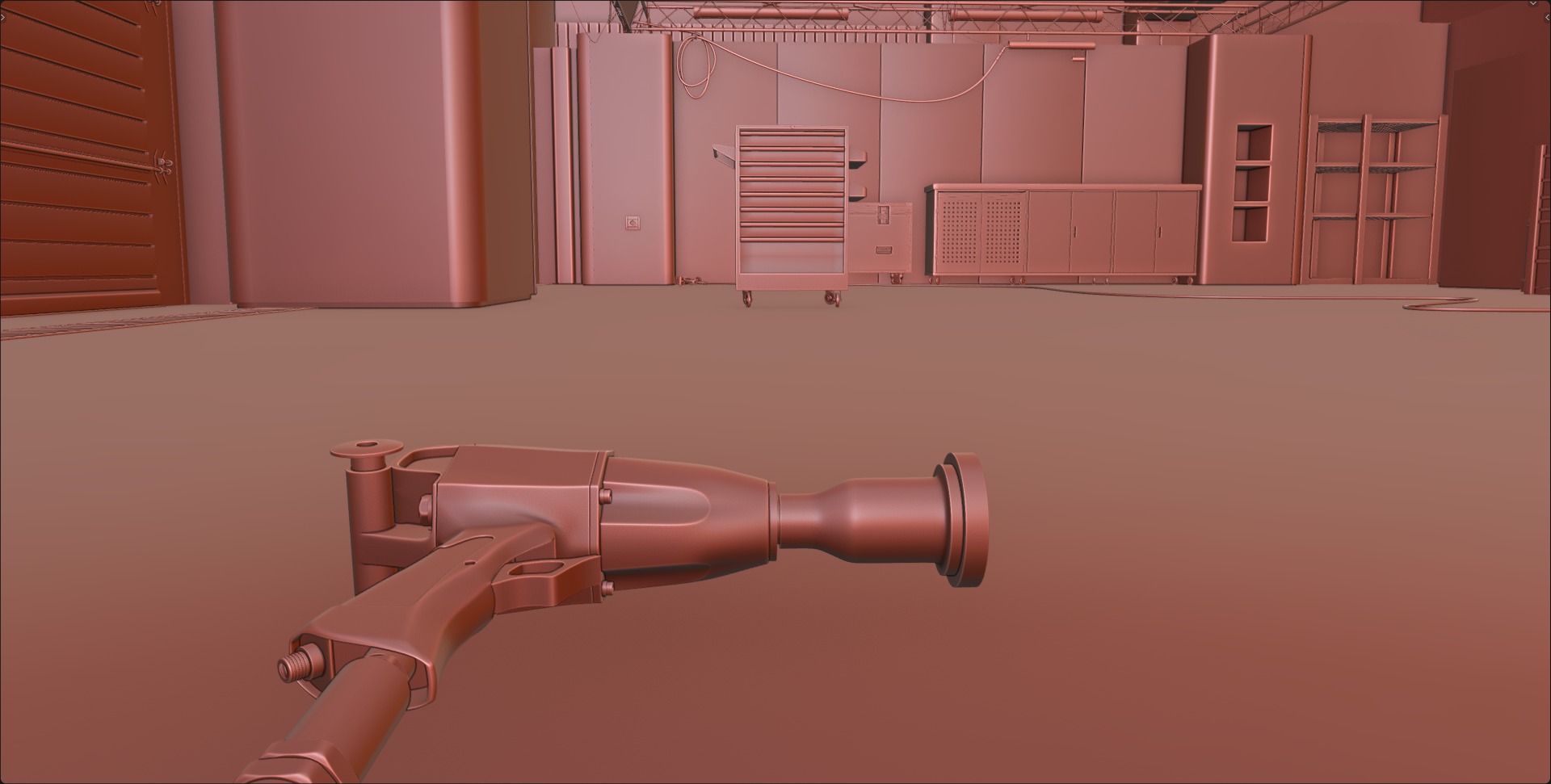 Pitlane Garage 3D Scene 3D model_16