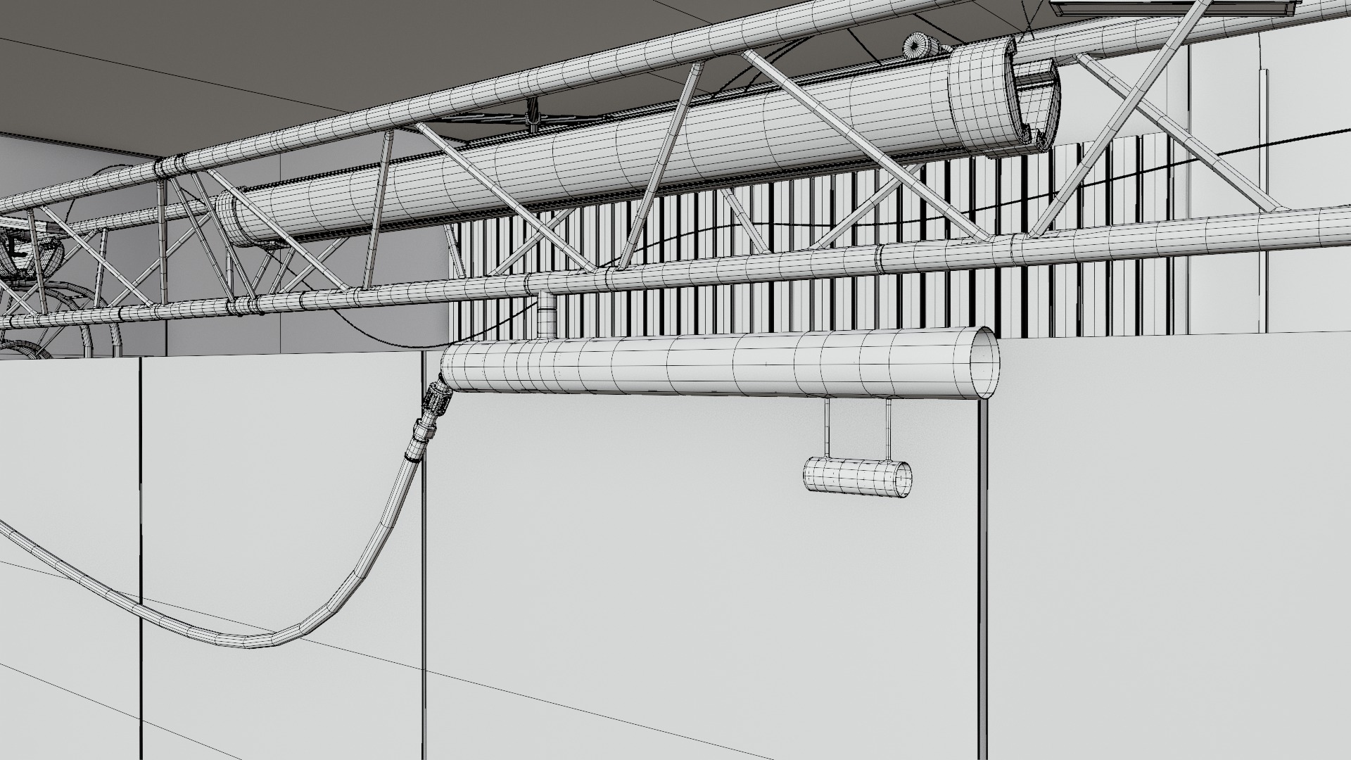 Pitlane Garage 3D Scene 3D model_37