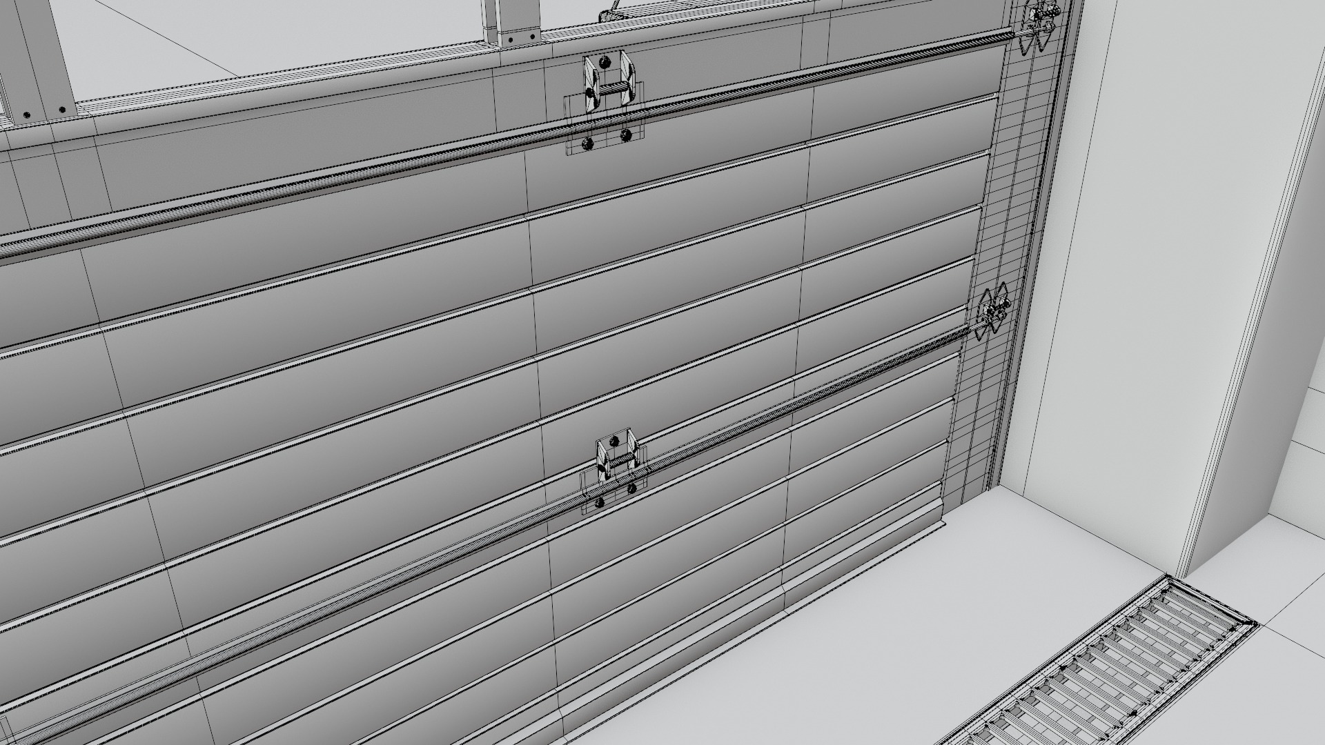 Pitlane Garage 3D Scene 3D model_36