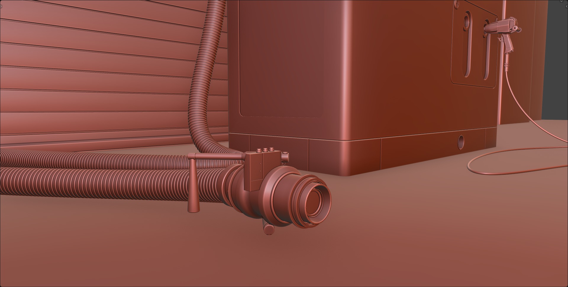 Pitlane Garage 3D Scene 3D model_26