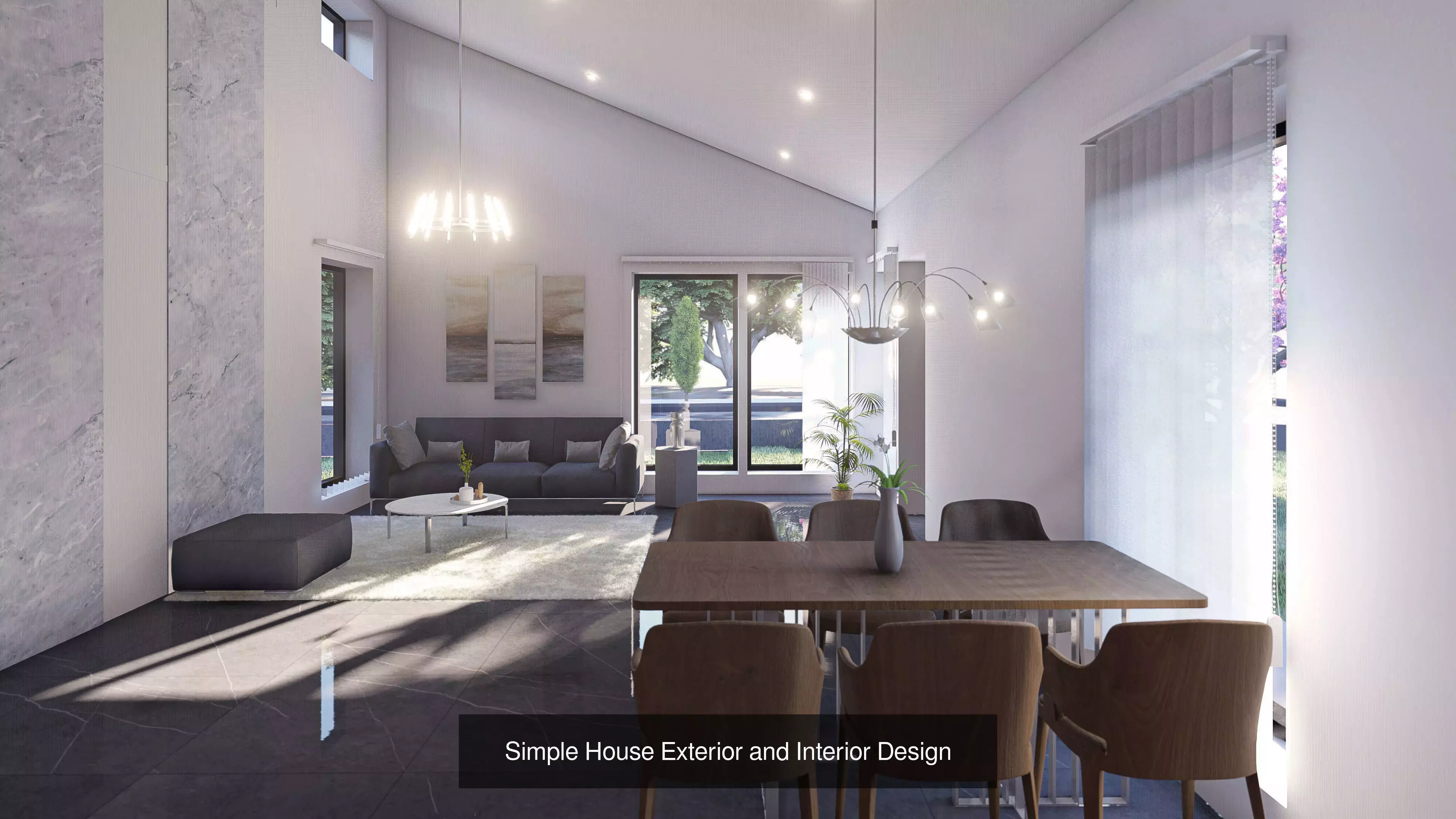 Villas Exterior Design 3D Model Collection_11