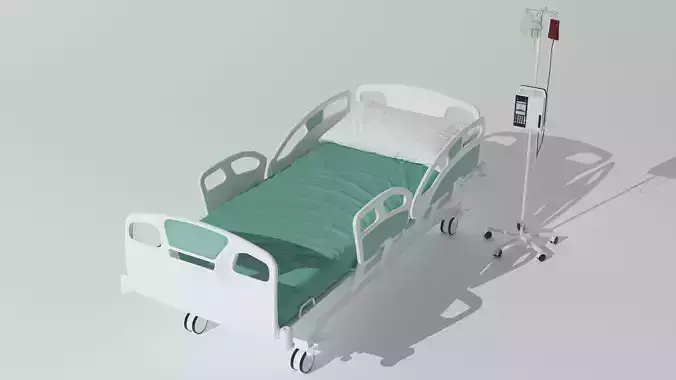 Intensive Care Bed 3 - 4K