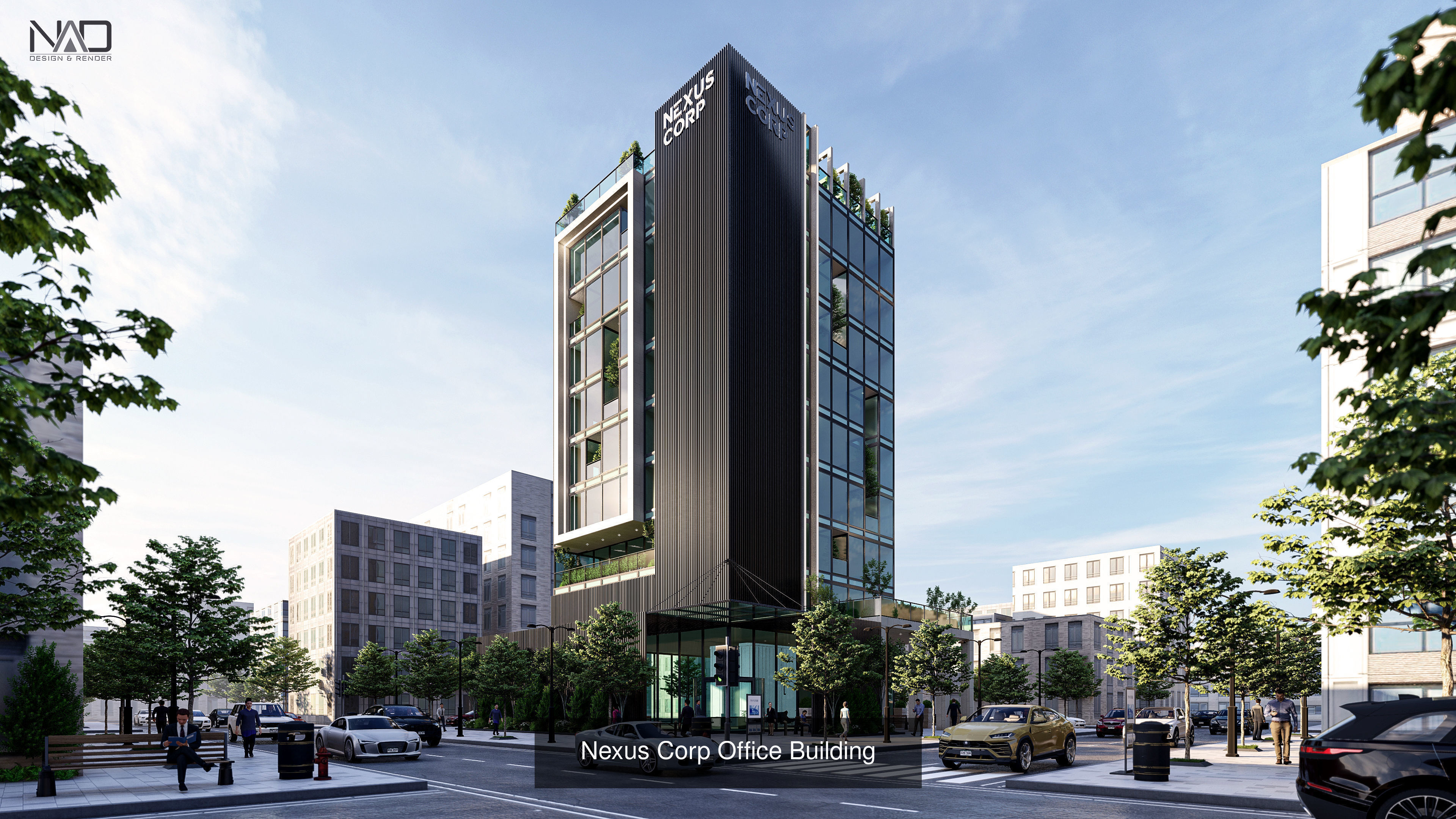 Buildings Exterior Design 3D Model Collection_11