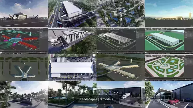 Landscapes 3D Model Collection