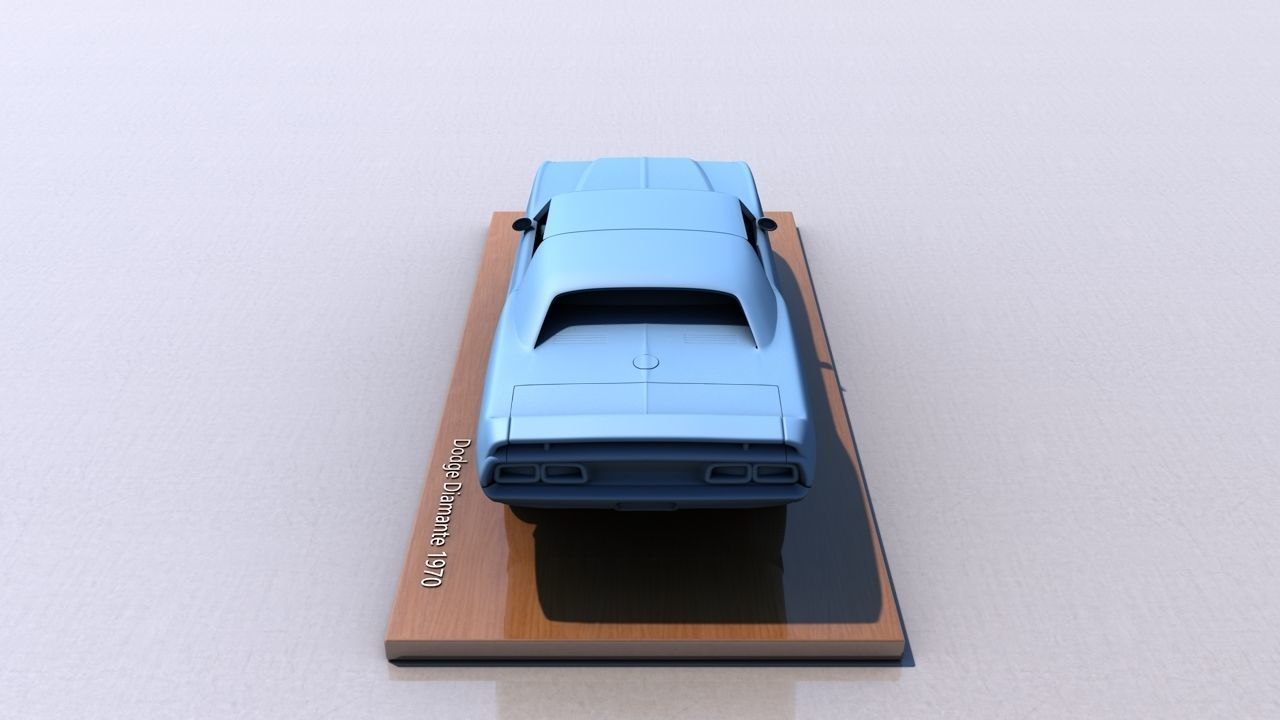 Dodge Diamante 1970 3D print model_9
