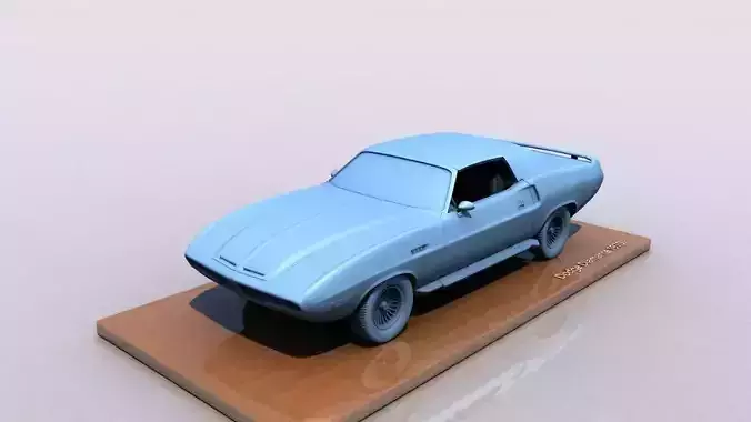 Dodge Diamante 1970 3D print model