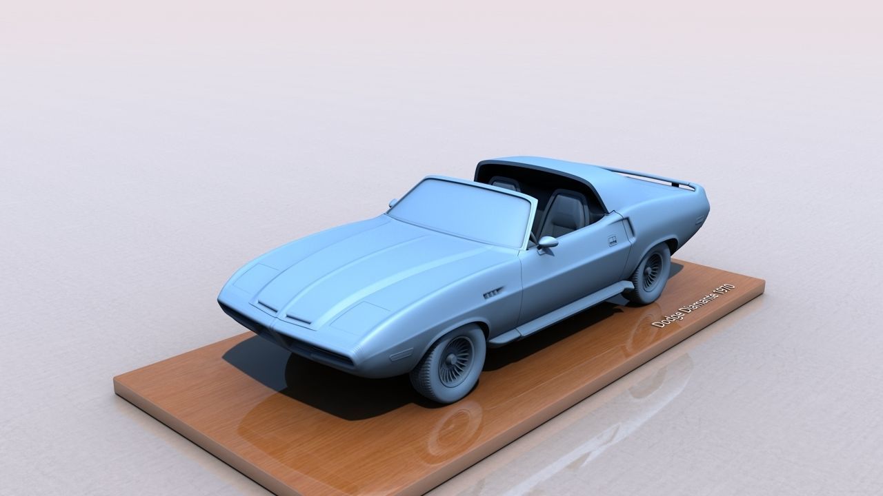 Dodge Diamante 1970 3D print model_1