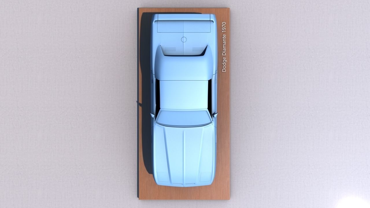Dodge Diamante 1970 3D print model_10