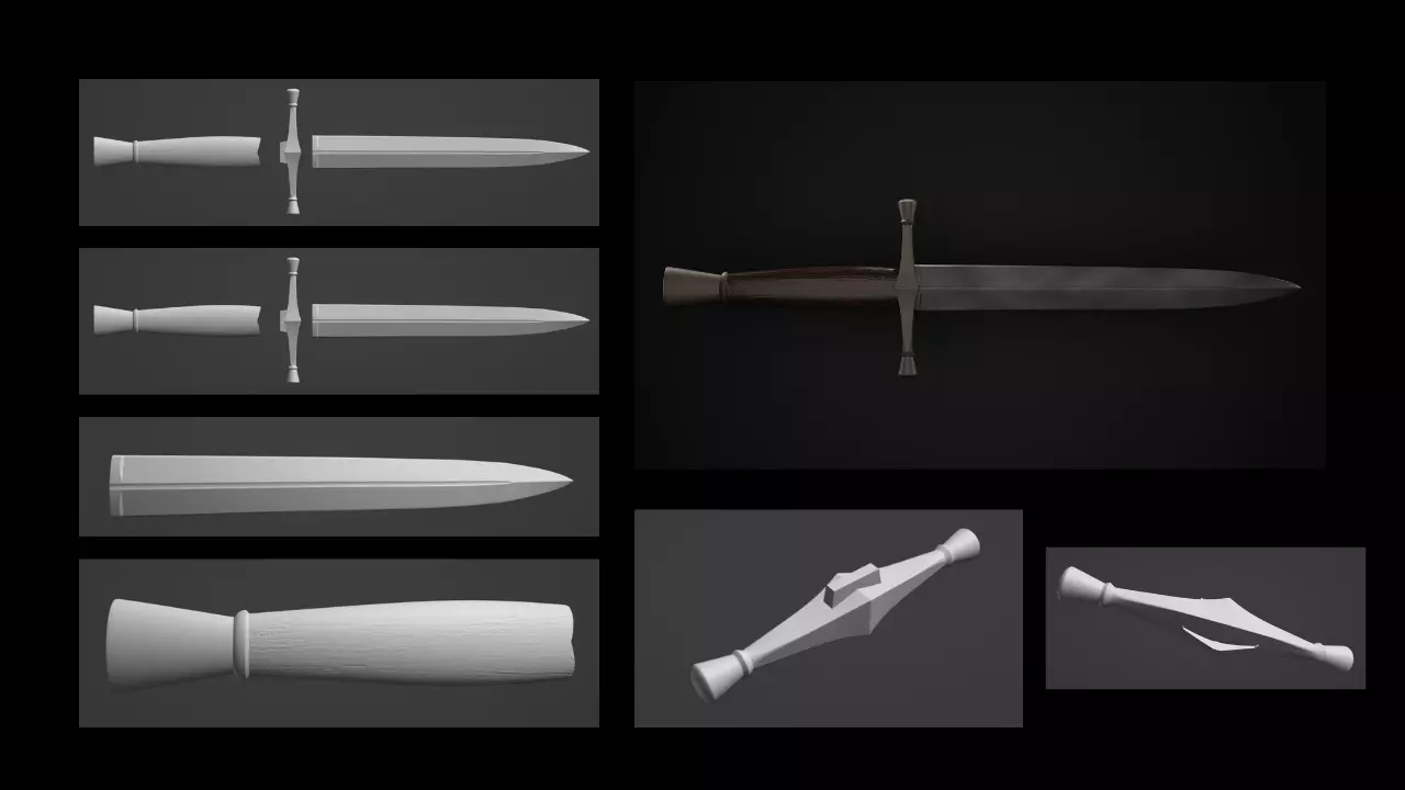 Elden Ring Dagger 3D Print 3D print model_0