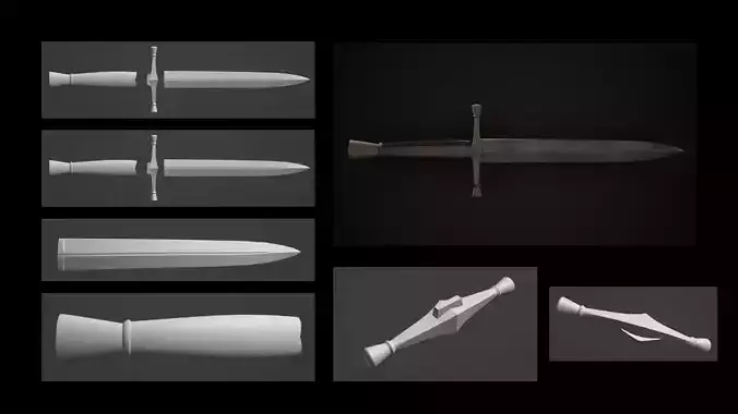 Elden Ring Dagger 3D Print 3D print model