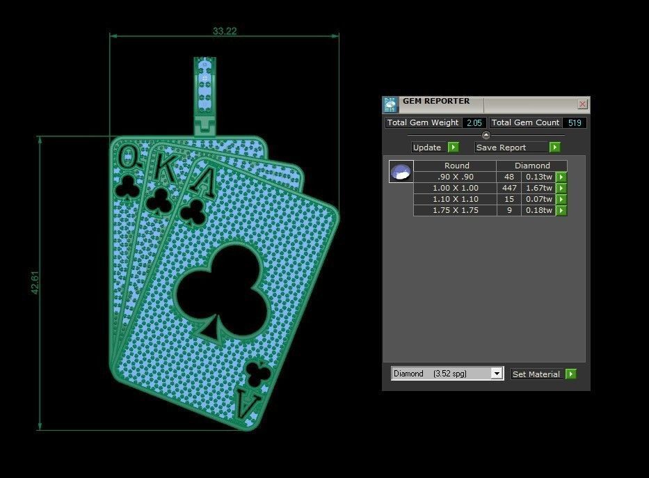 Club card 3 3D print model_4