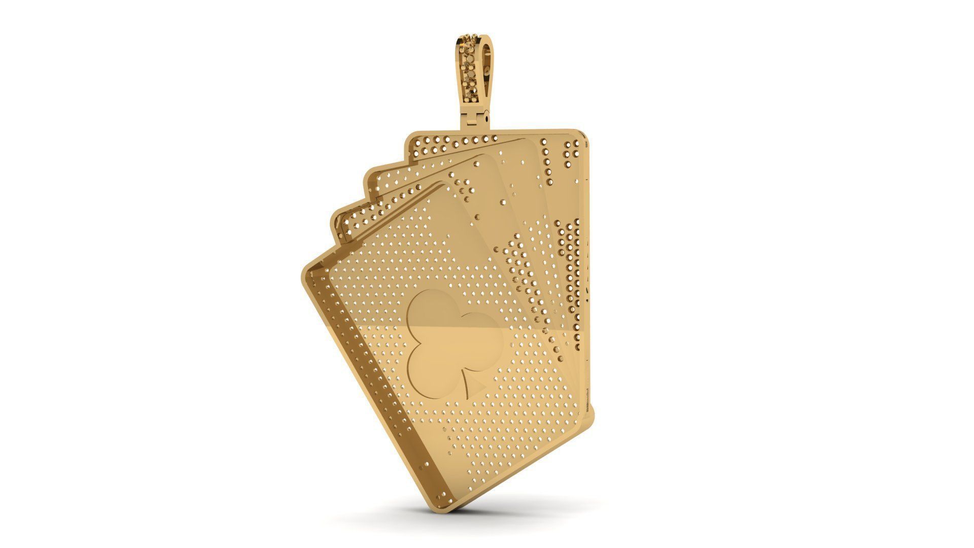 Club card 4 3D print model_3