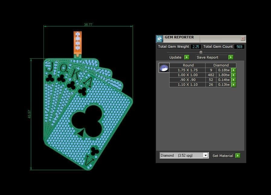 Club card 4 3D print model_4
