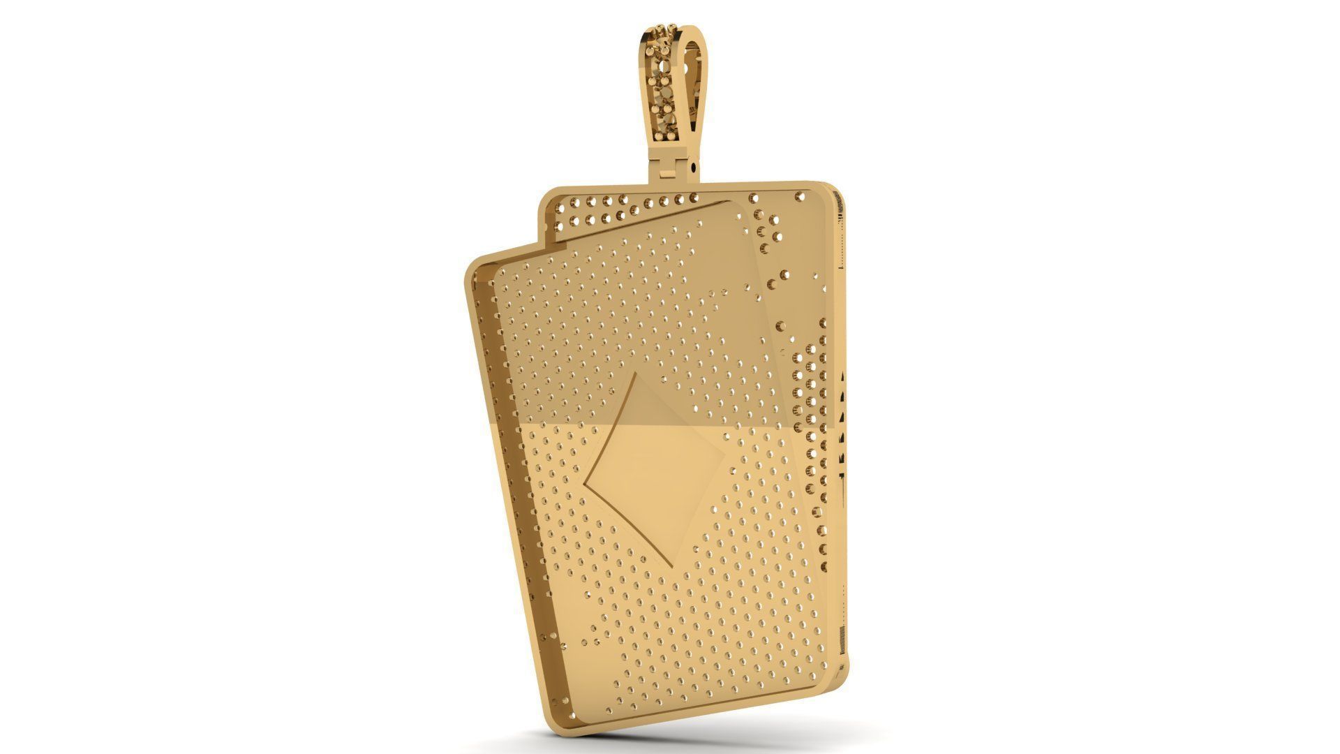 Diamond card 2 3D print model_3