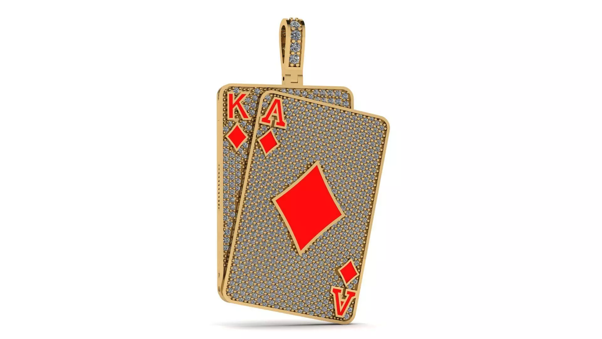 Diamond card 2 3D print model_0