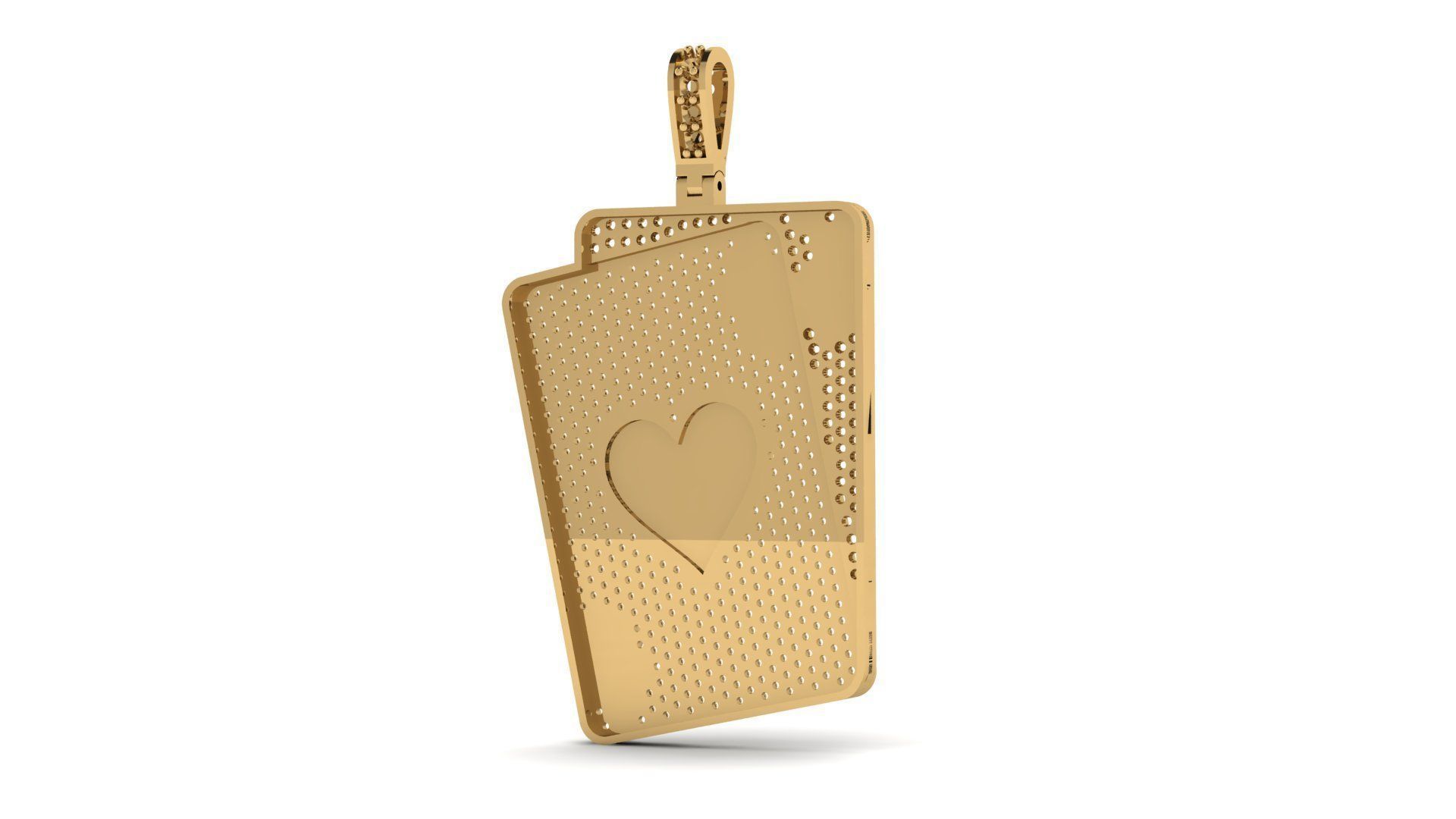 Heart card 2 3D print model_3