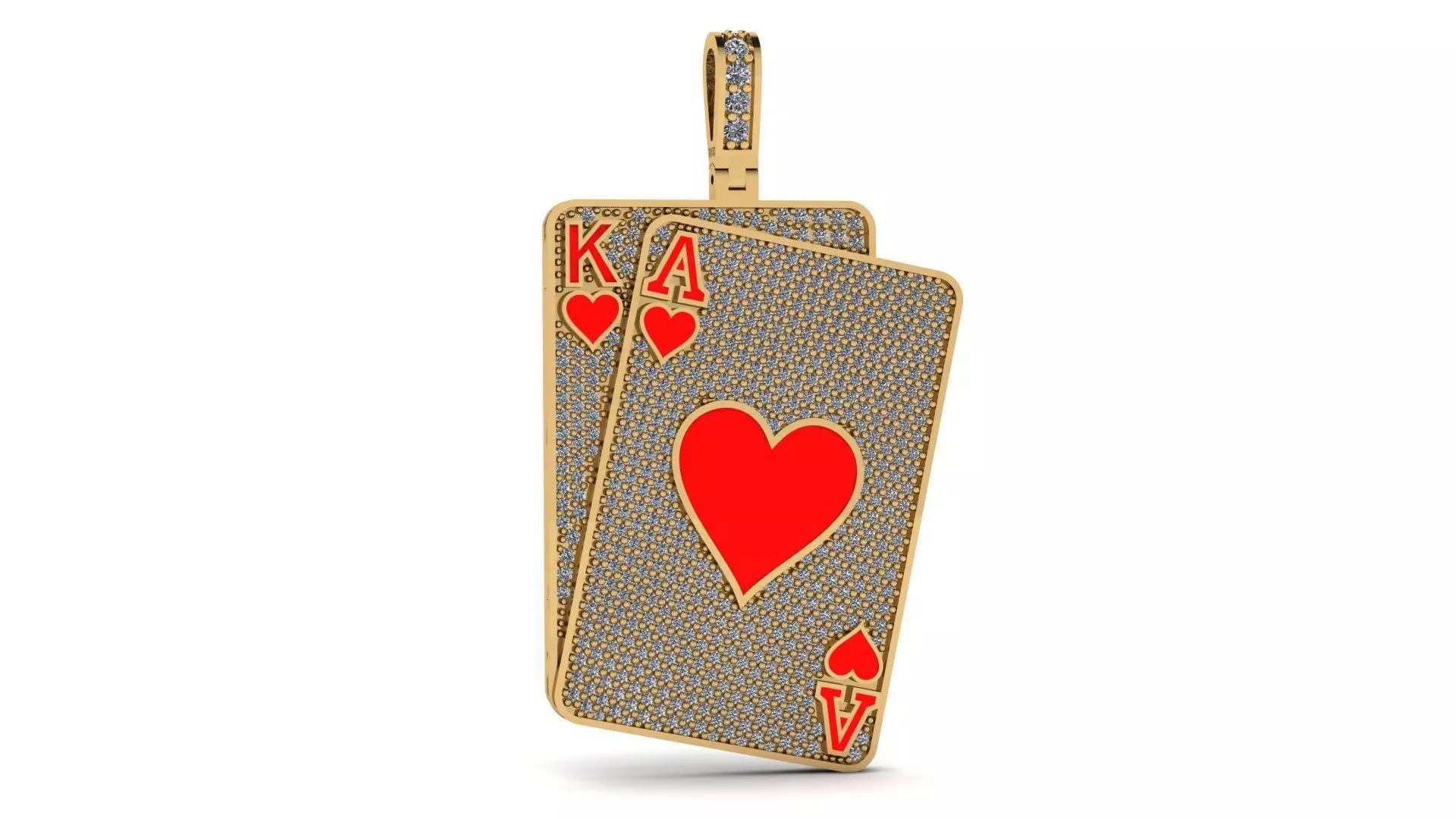 Heart card 2 3D print model_0