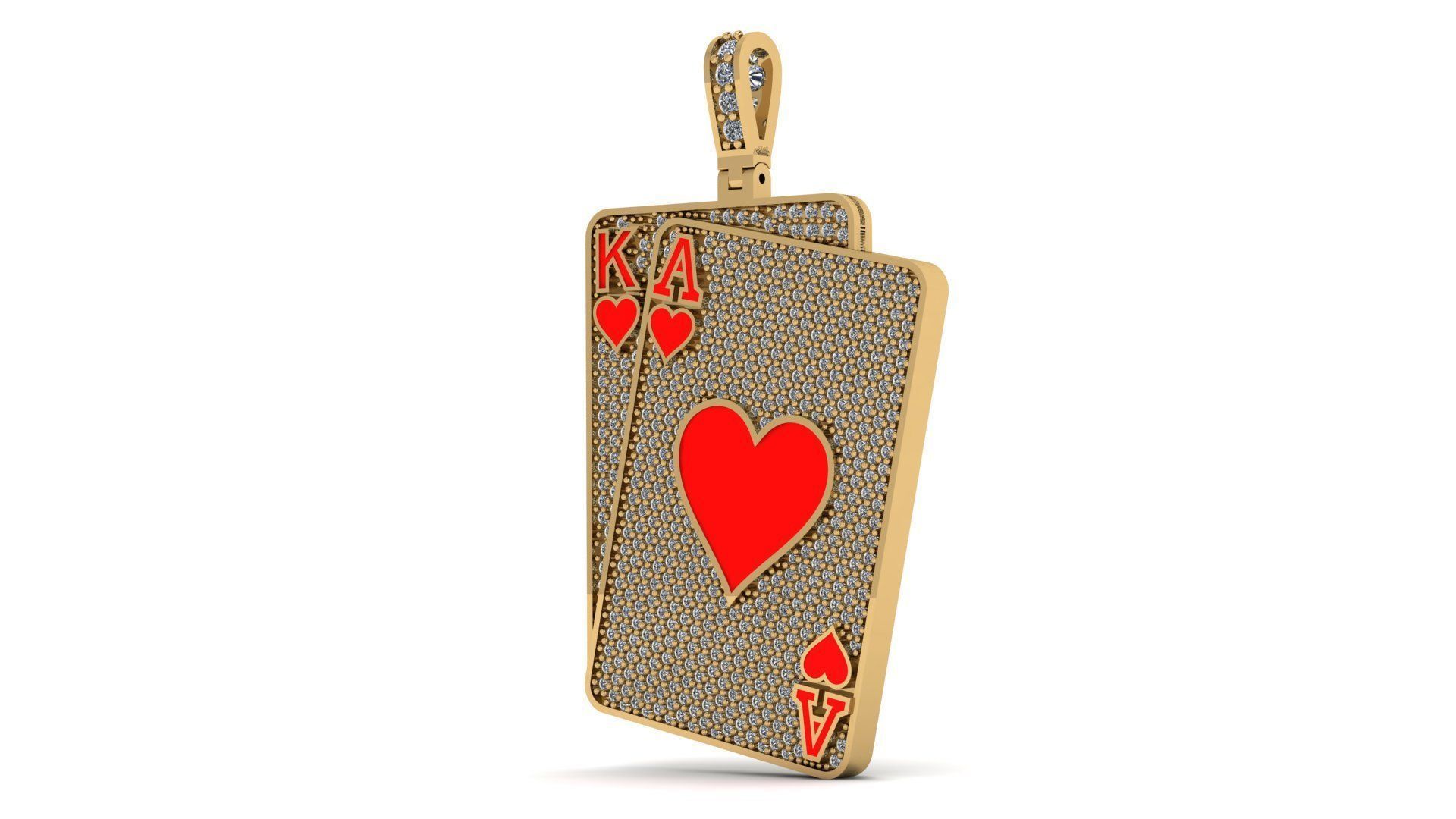 Heart card 2 3D print model_1