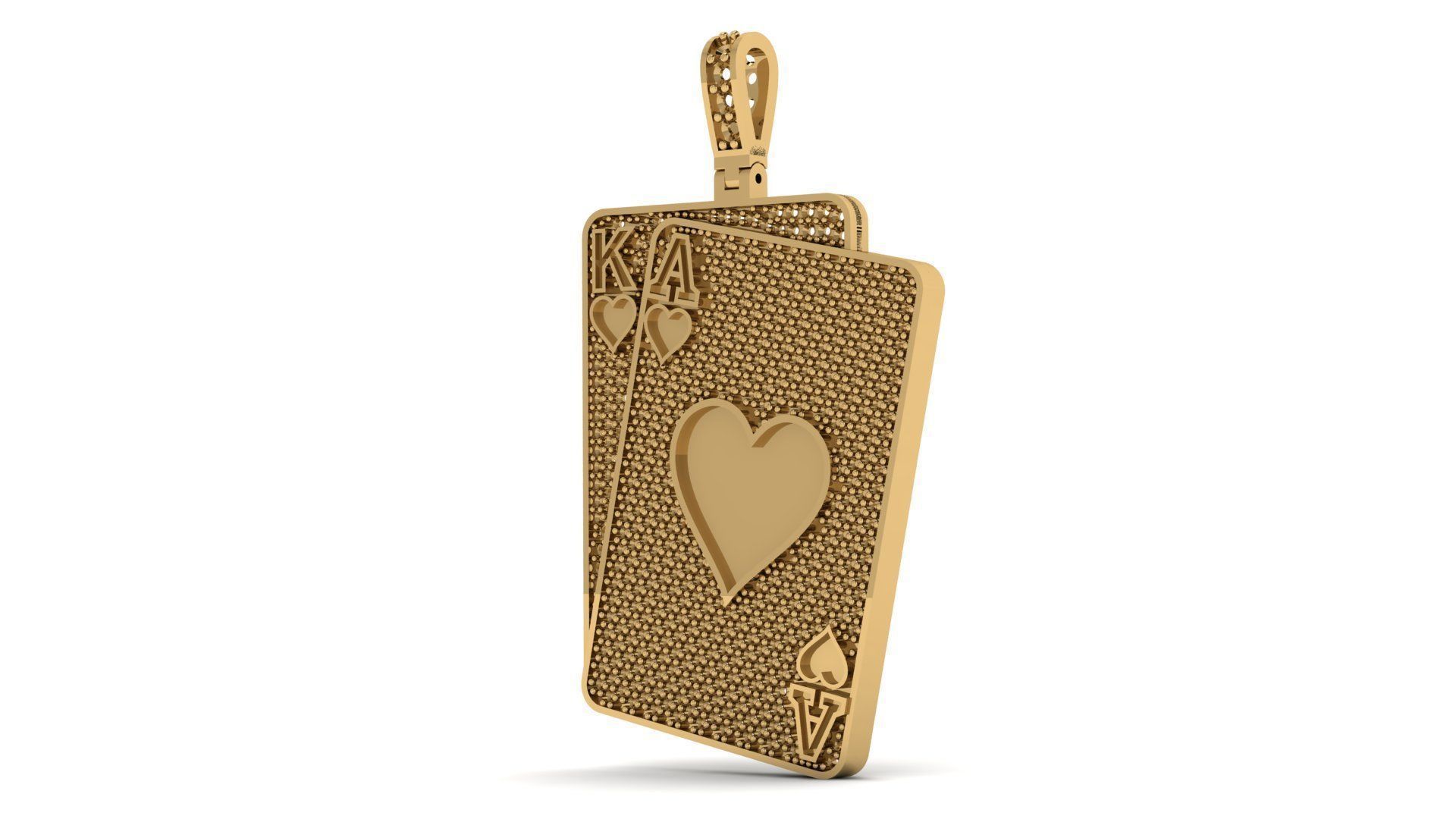 Heart card 2 3D print model_2